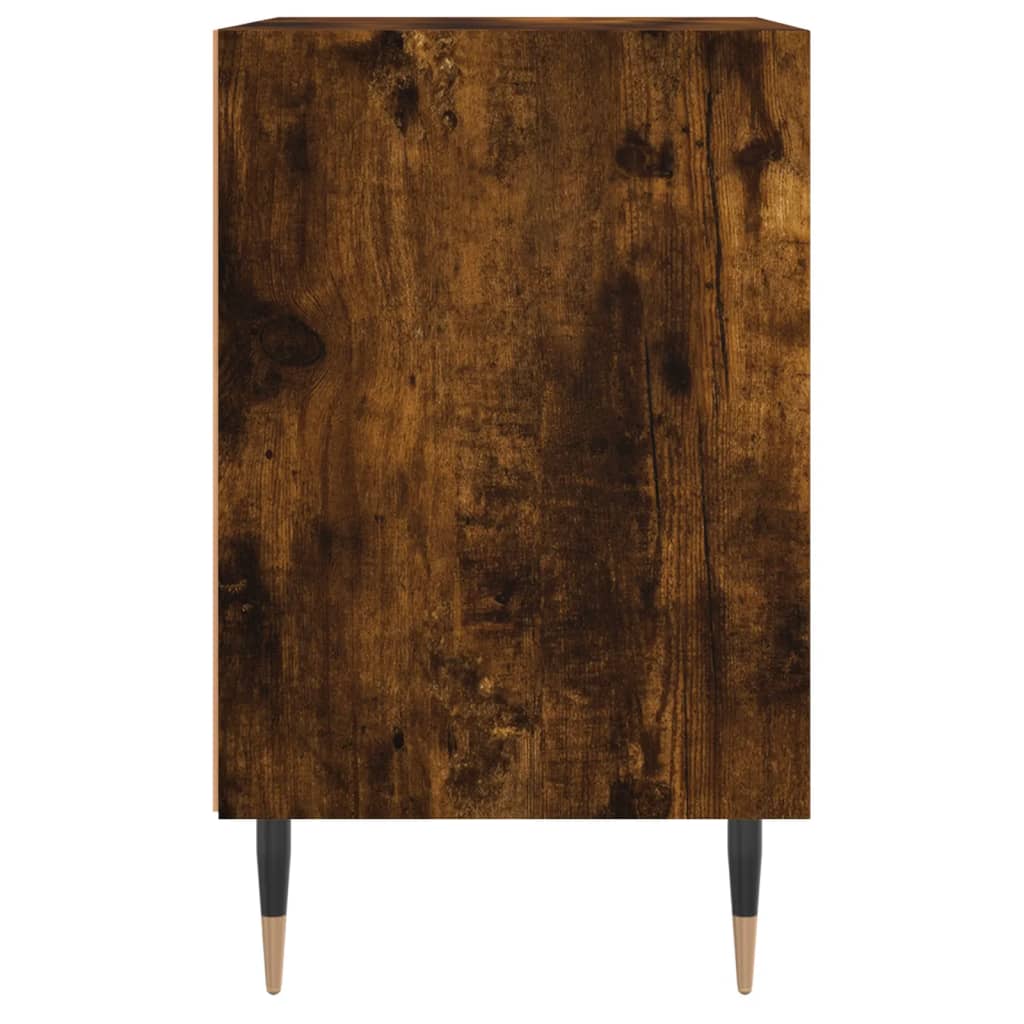 vidaXL Noptiere, 2 buc., stejar fumuriu, 40x30x50 cm, lemn compozit vidaXL Noptiere, 2 buc., stejar fumuriu, 40x30x50 cm, lemn compozit