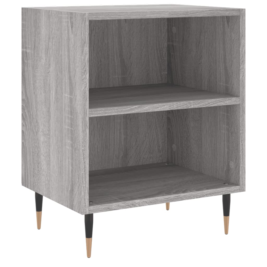 vidaXL Noptiere, 2 buc., gri sonoma, 40x30x50 cm, lemn compozit vidaXL Noptiere, 2 buc., gri sonoma, 40x30x50 cm, lemn compozit