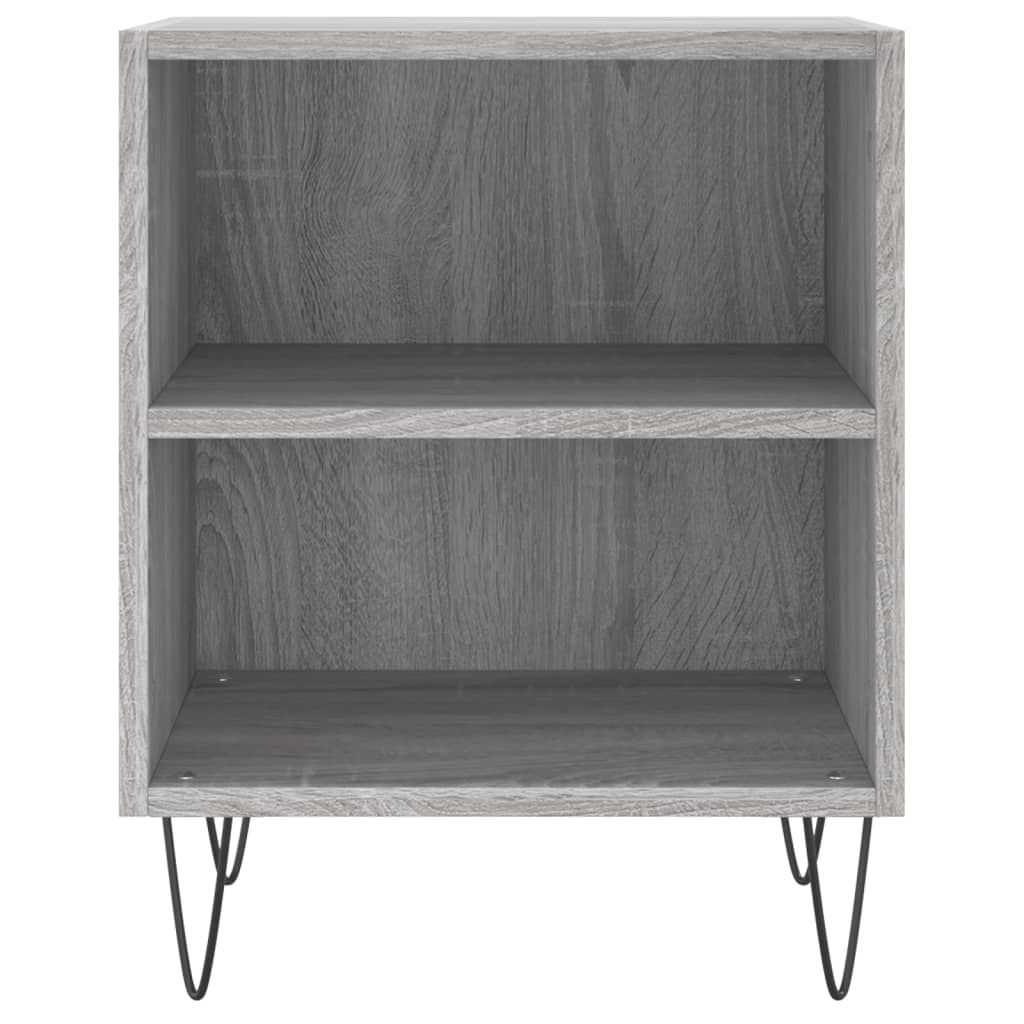vidaXL Noptiere, 2 buc., gri sonoma, 40x30x50 cm, lemn compozit vidaXL Noptiere, 2 buc., gri sonoma, 40x30x50 cm, lemn compozit