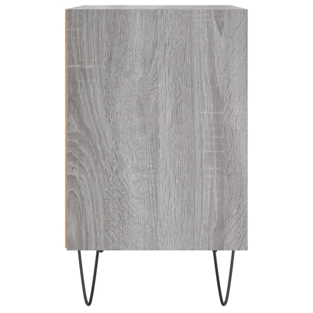 vidaXL Noptiere, 2 buc., gri sonoma, 40x30x50 cm, lemn compozit vidaXL Noptiere, 2 buc., gri sonoma, 40x30x50 cm, lemn compozit