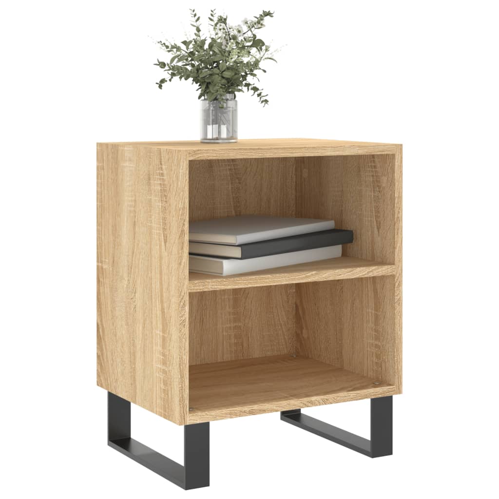 vidaXL Noptiere, 2 buc., stejar sonoma, 40x30x50 cm, lemn compozit vidaXL Noptiere, 2 buc., stejar sonoma, 40x30x50 cm, lemn compozit