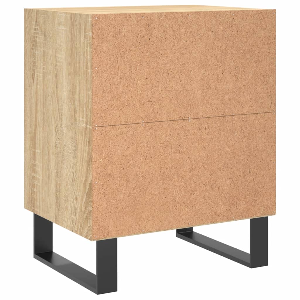 vidaXL Noptiere, 2 buc., stejar sonoma, 40x30x50 cm, lemn compozit vidaXL Noptiere, 2 buc., stejar sonoma, 40x30x50 cm, lemn compozit