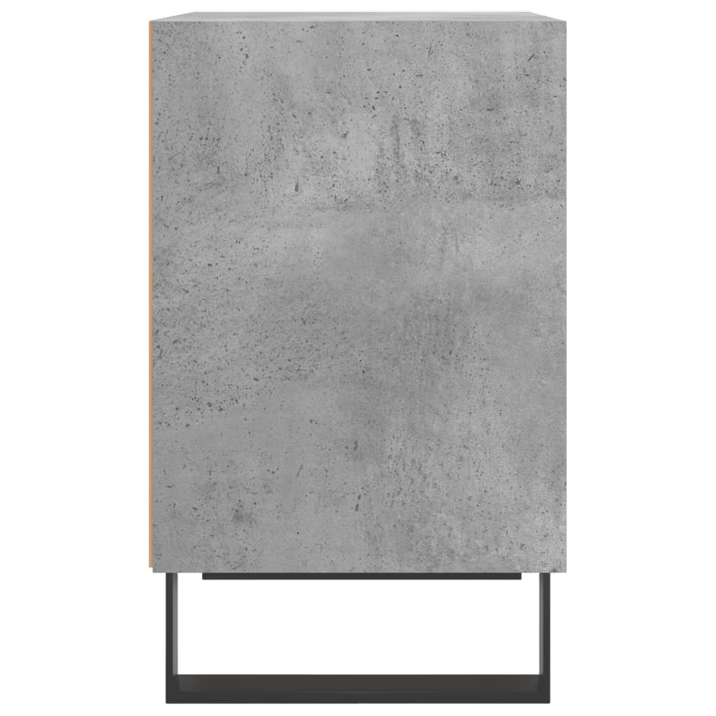 vidaXL Noptiere, 2 buc., gri beton, 40x30x50 cm, lemn compozit