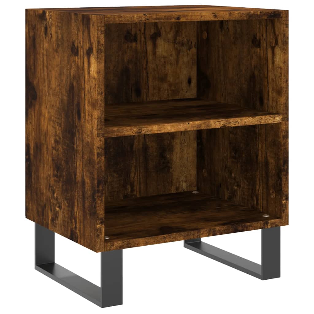 vidaXL Noptiere, 2 buc., stejar fumuriu, 40x30x50 cm, lemn compozit vidaXL Noptiere, 2 buc., stejar fumuriu, 40x30x50 cm, lemn compozit