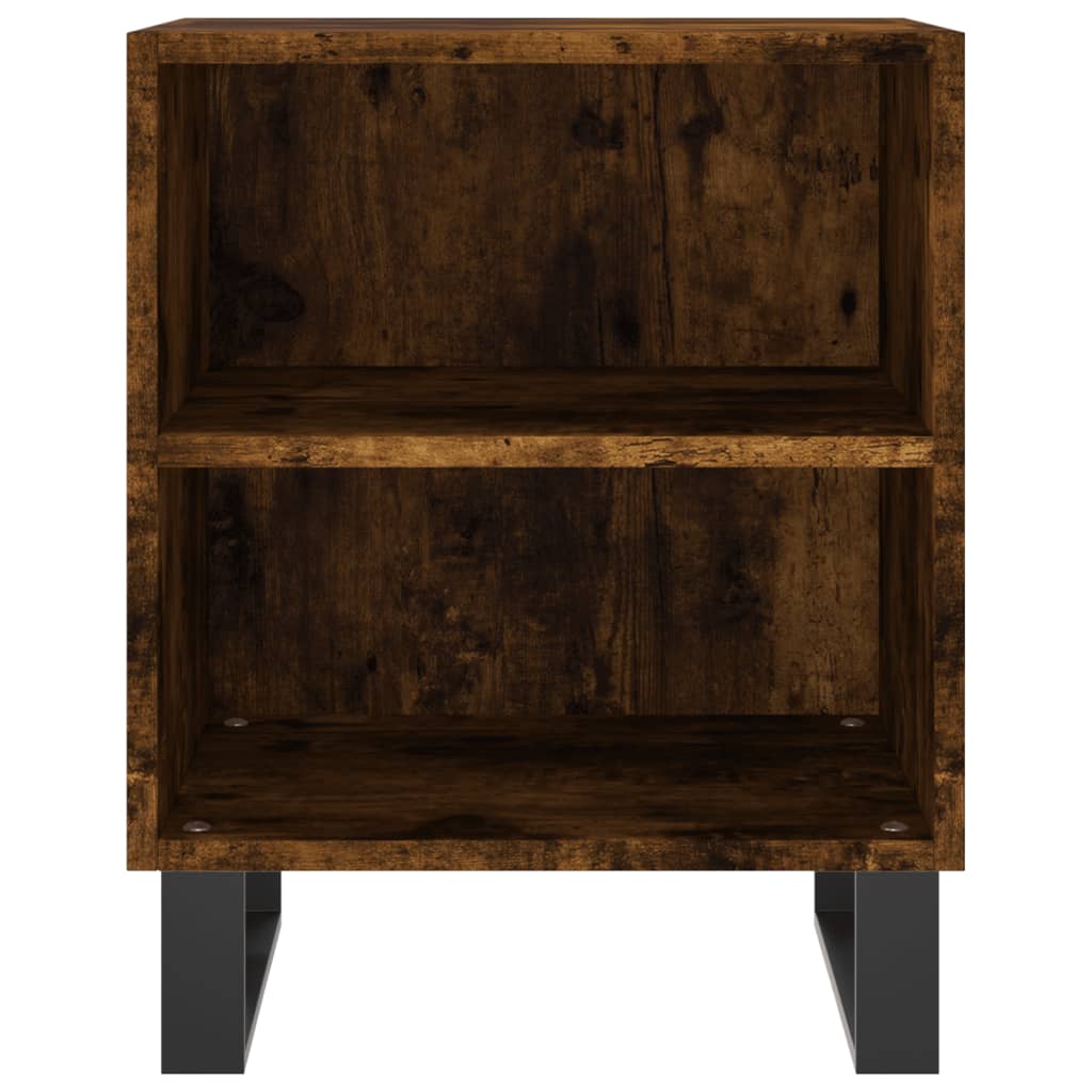 vidaXL Noptiere, 2 buc., stejar fumuriu, 40x30x50 cm, lemn compozit vidaXL Noptiere, 2 buc., stejar fumuriu, 40x30x50 cm, lemn compozit