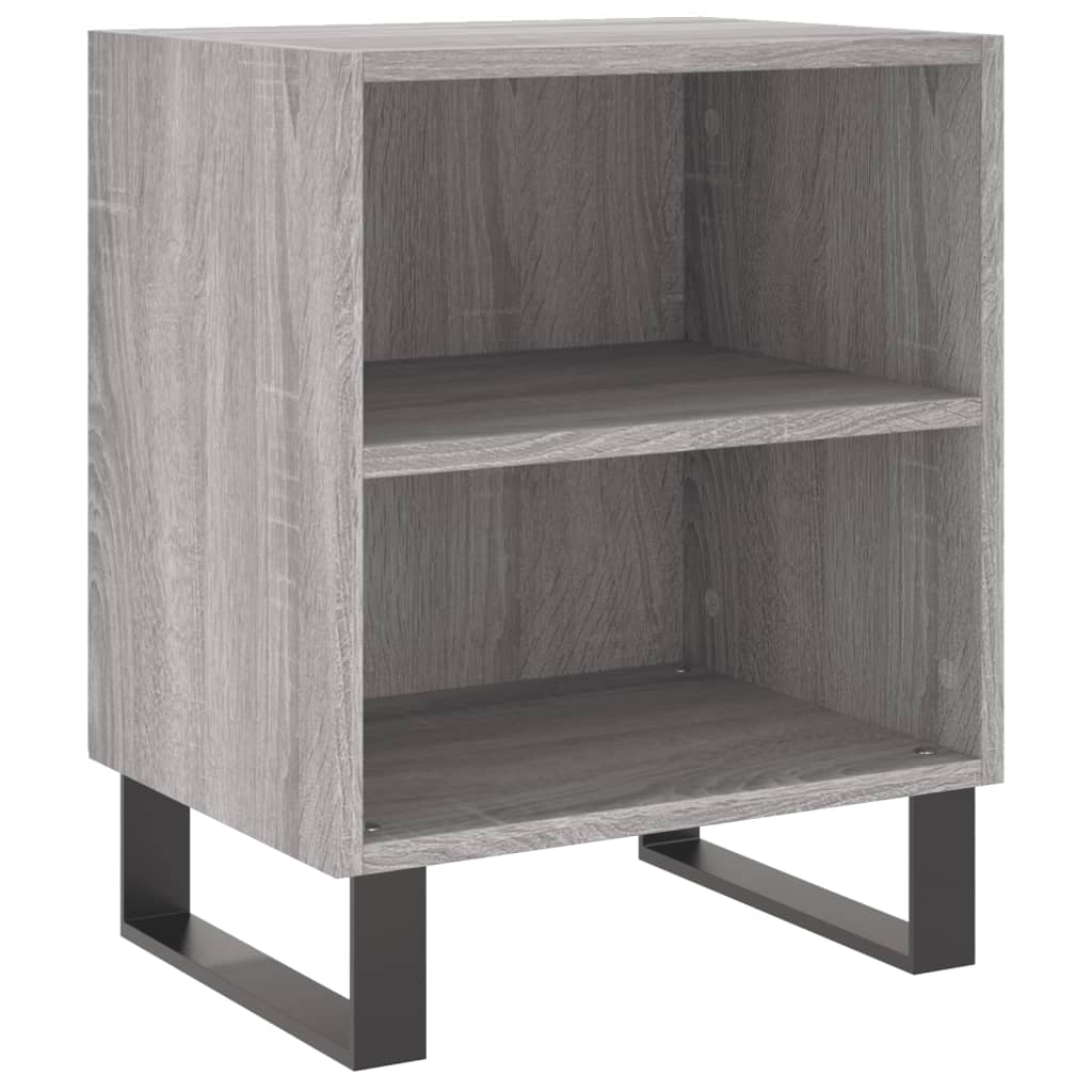 vidaXL Noptiere, 2 buc., gri sonoma, 40x30x50 cm, lemn compozit vidaXL Noptiere, 2 buc., gri sonoma, 40x30x50 cm, lemn compozit