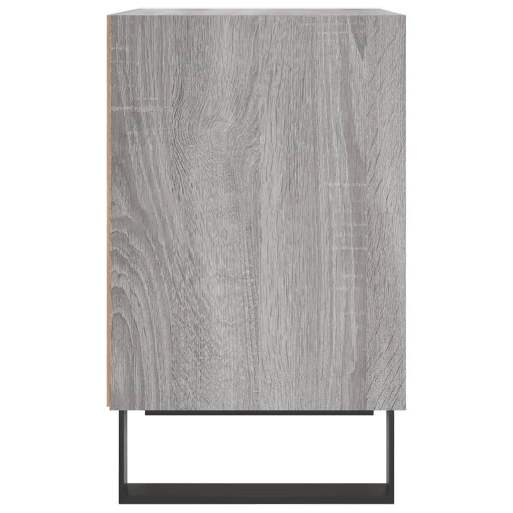 vidaXL Noptiere, 2 buc., gri sonoma, 40x30x50 cm, lemn compozit vidaXL Noptiere, 2 buc., gri sonoma, 40x30x50 cm, lemn compozit