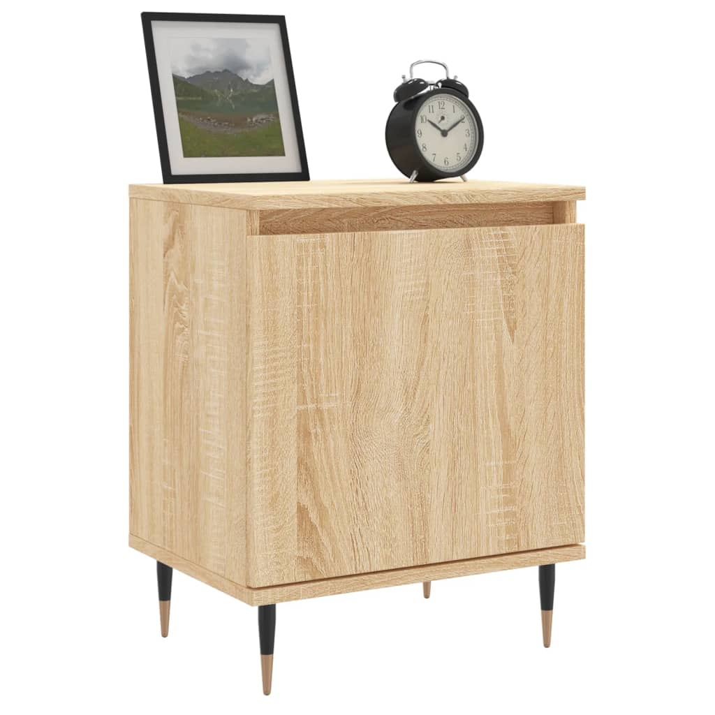vidaXL Noptiere, 2 buc., stejar sonoma, 40x30x50 cm, lemn compozit vidaXL Noptiere, 2 buc., stejar sonoma, 40x30x50 cm, lemn compozit