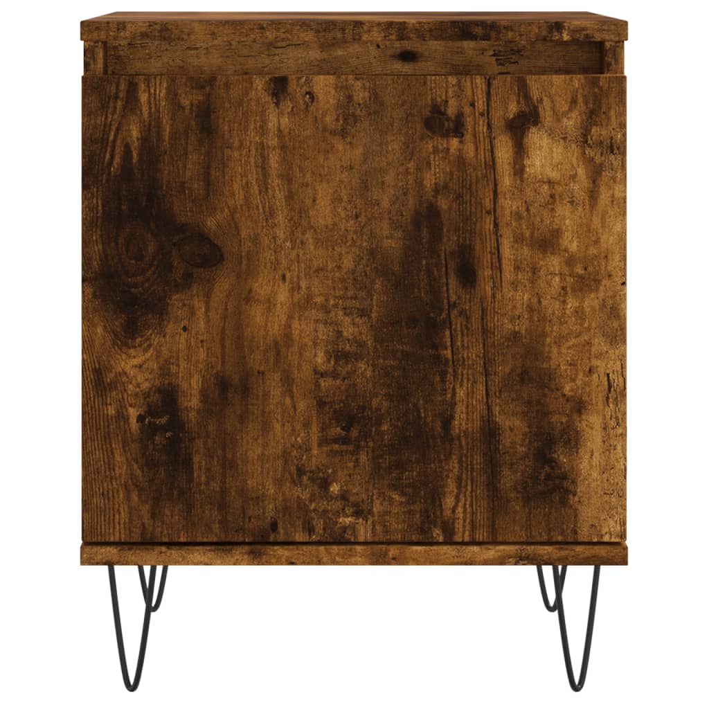 vidaXL Noptiere, 2 buc., stejar fumuriu, 40x30x50 cm, lemn compozit vidaXL Noptiere, 2 buc., stejar fumuriu, 40x30x50 cm, lemn compozit