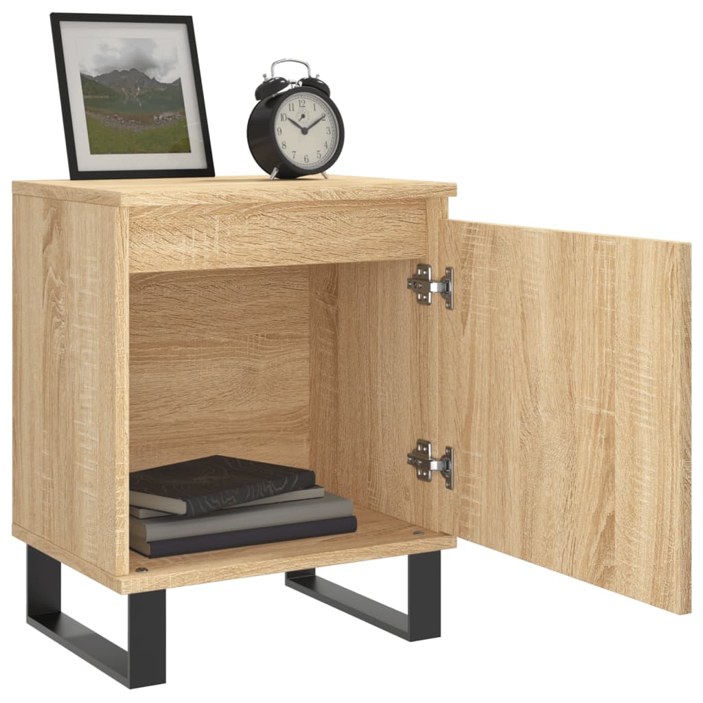 vidaXL Noptiere, 2 buc., stejar sonoma, 40x30x50 cm, lemn compozit vidaXL Noptiere, 2 buc., stejar sonoma, 40x30x50 cm, lemn compozit