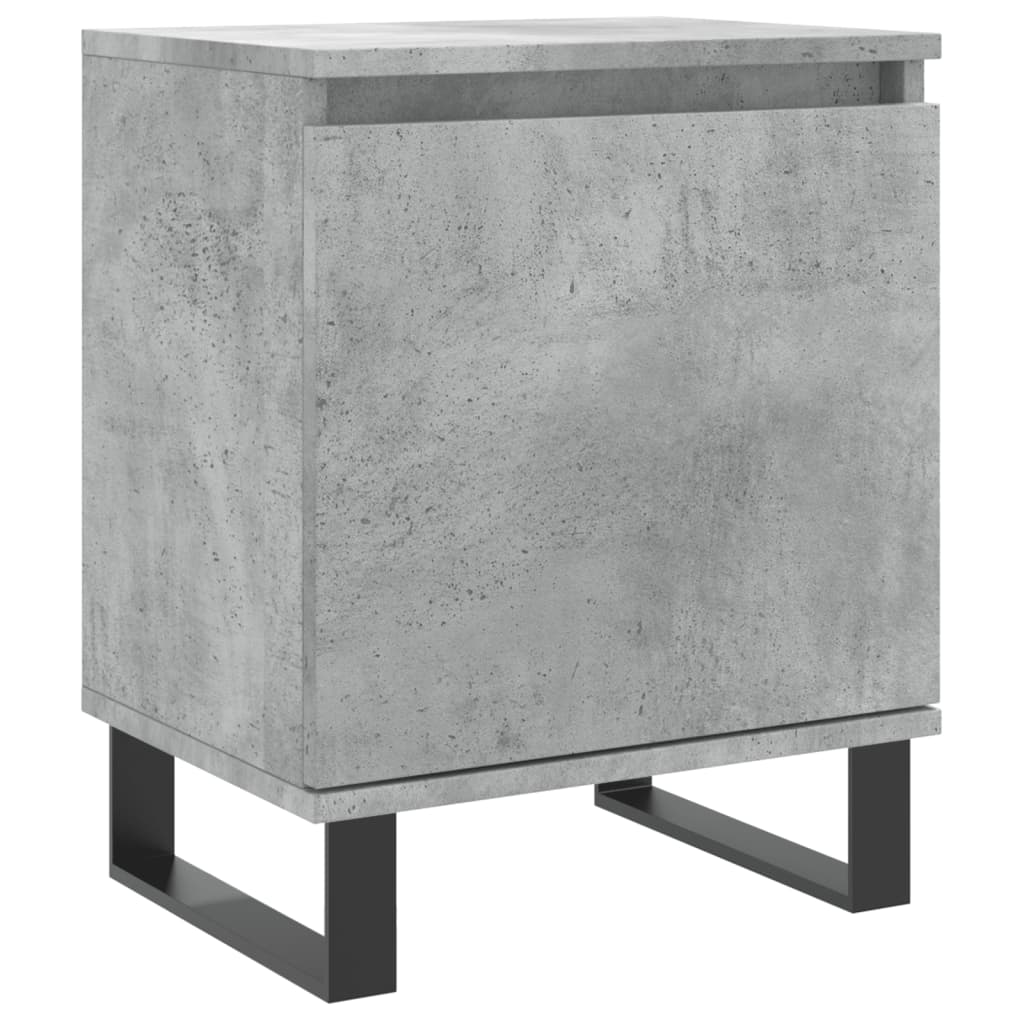 vidaXL Noptieră, gri beton, 40x30x50 cm, lemn compozit