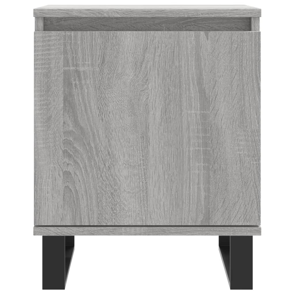 vidaXL Noptiere, 2 buc., gri sonoma, 40x30x50 cm, lemn compozit vidaXL Noptiere, 2 buc., gri sonoma, 40x30x50 cm, lemn compozit