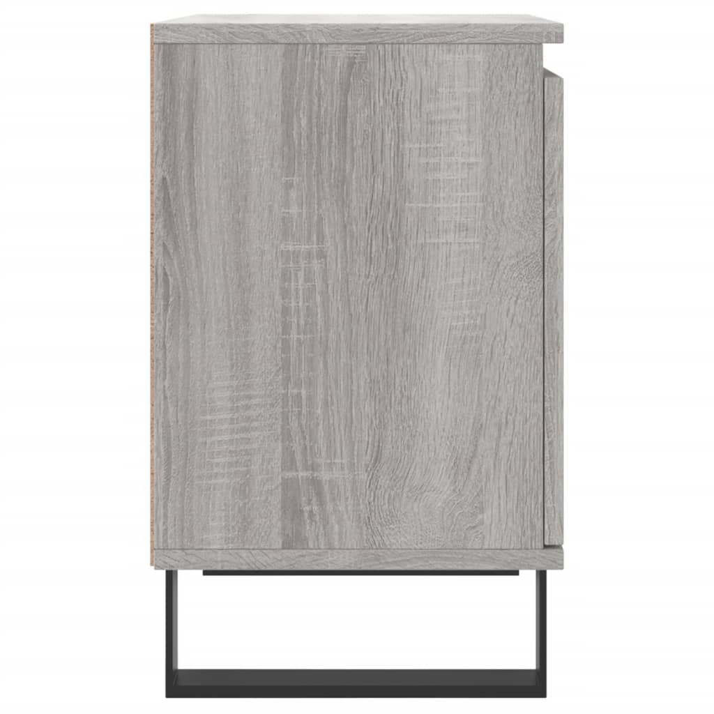 vidaXL Noptiere, 2 buc., gri sonoma, 40x30x50 cm, lemn compozit vidaXL Noptiere, 2 buc., gri sonoma, 40x30x50 cm, lemn compozit