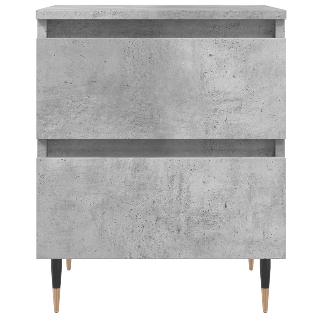 vidaXL Noptiere, 2 buc., gri beton, 40x35x50 cm, lemn compozit vidaXL Noptiere, 2 buc., gri beton, 40x35x50 cm, lemn compozit