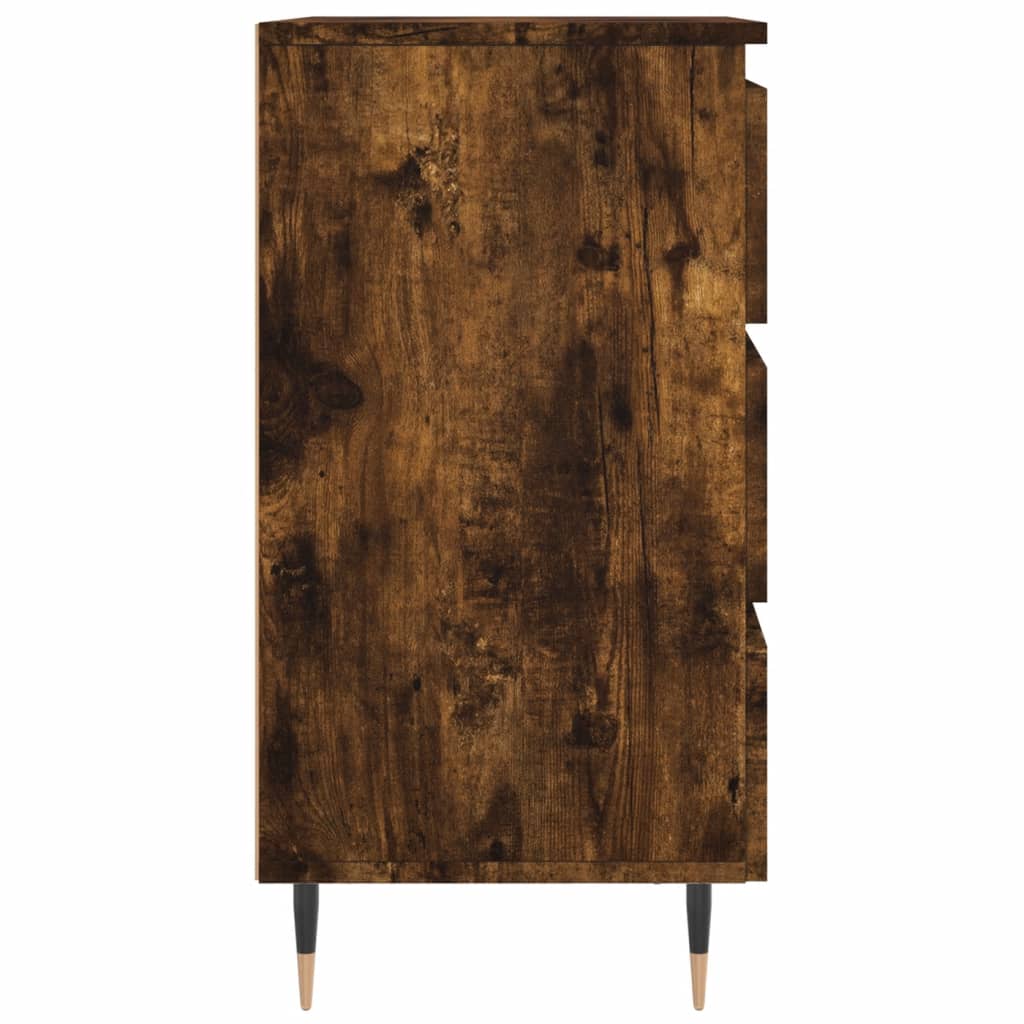 vidaXL Noptiere, 2 buc., stejar fumuriu, 40x35x69 cm, lemn compozit vidaXL Noptiere, 2 buc., stejar fumuriu, 40x35x69 cm, lemn compozit