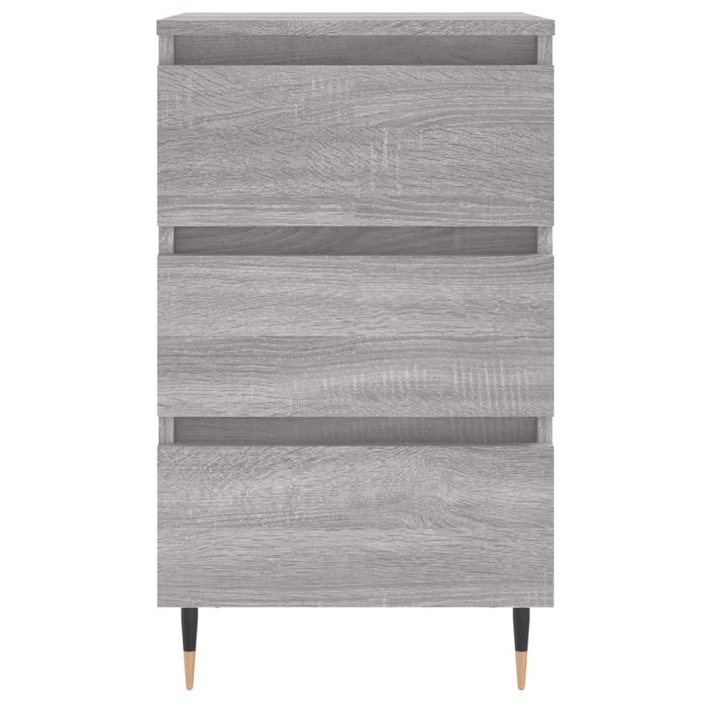 vidaXL Noptiere, 2 buc., gri sonoma, 40x35x69 cm, lemn compozit vidaXL Noptiere, 2 buc., gri sonoma, 40x35x69 cm, lemn compozit