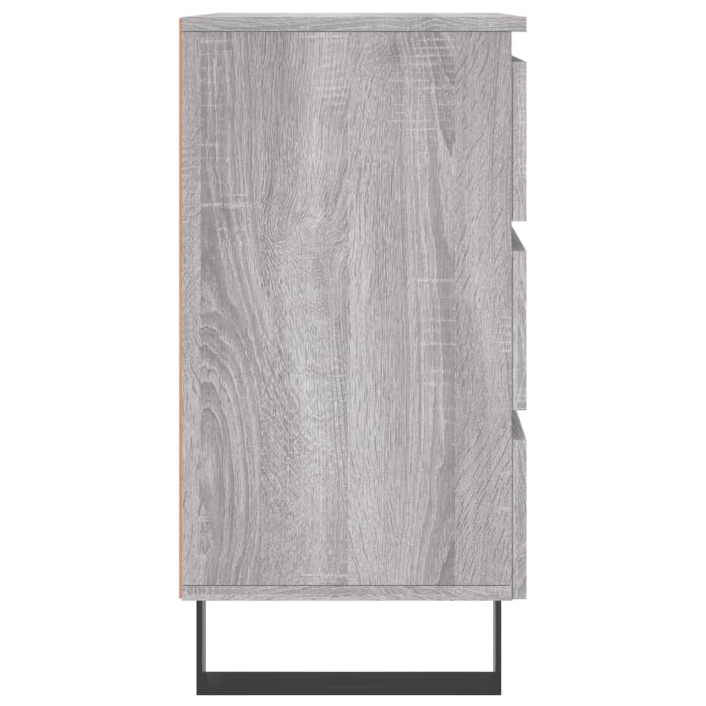 vidaXL Noptiere, 2 buc., gri sonoma, 40x35x69 cm, lemn compozit vidaXL Noptiere, 2 buc., gri sonoma, 40x35x69 cm, lemn compozit