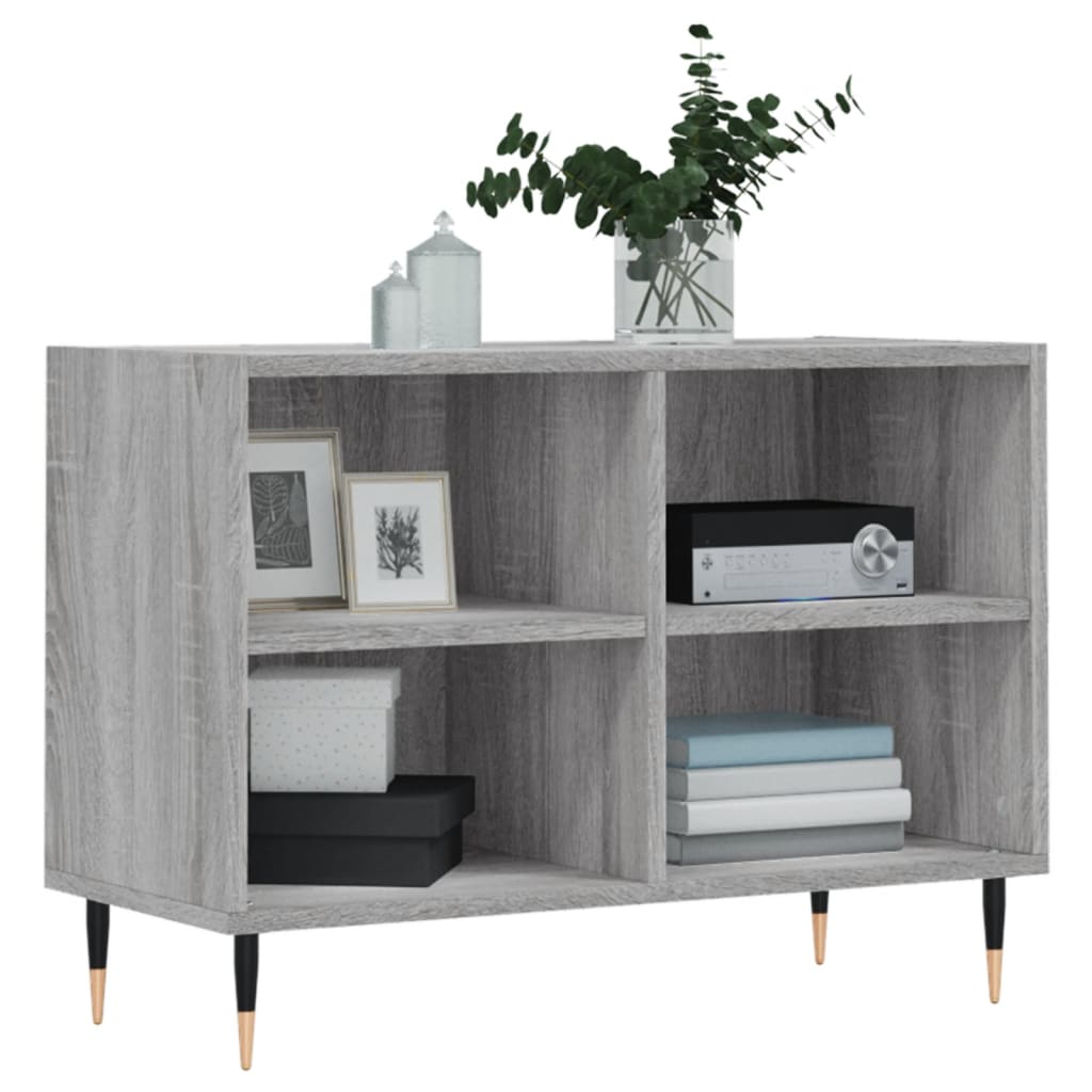 vidaXL Comodă TV, gri sonoma, 69,5x30x50 cm, lemn compozit vidaXL Comodă TV, gri sonoma, 69,5x30x50 cm, lemn compozit