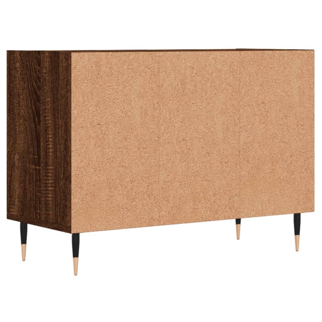vidaXL Comodă TV, stejar maro, 69,5x30x50 cm, lemn compozit