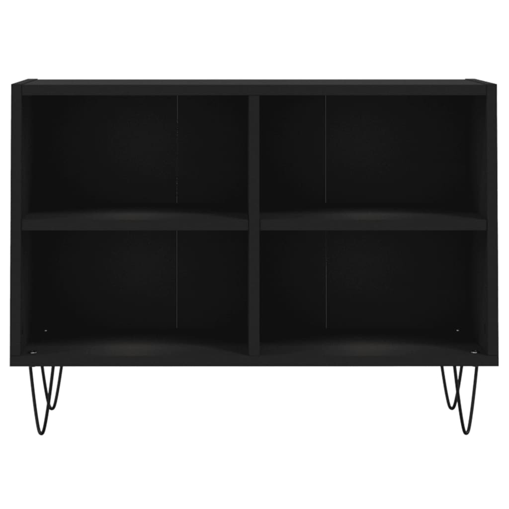 vidaXL Comodă TV, negru, 69,5x30x50 cm, lemn compozit