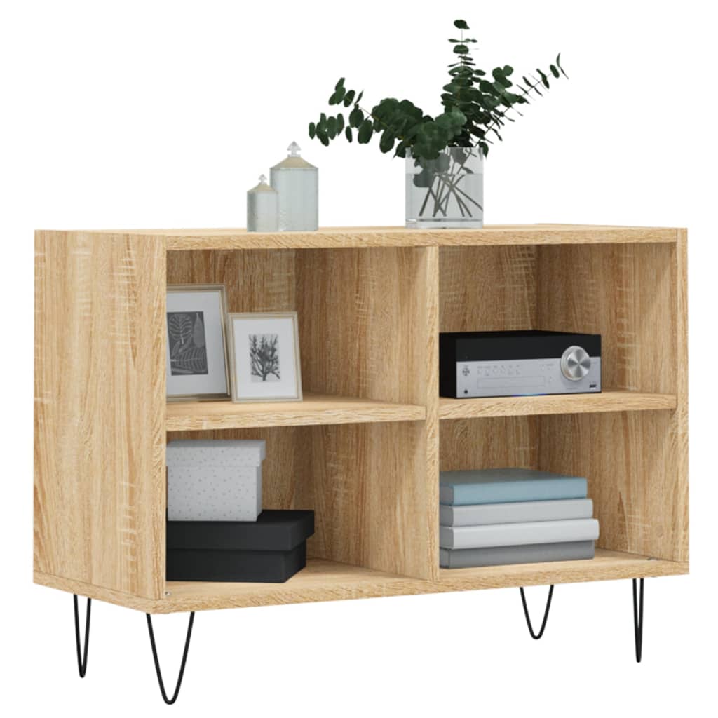 vidaXL Comodă TV, stejar sonoma, 69,5x30x50 cm, lemn compozit vidaXL Comodă TV, stejar sonoma, 69,5x30x50 cm, lemn compozit