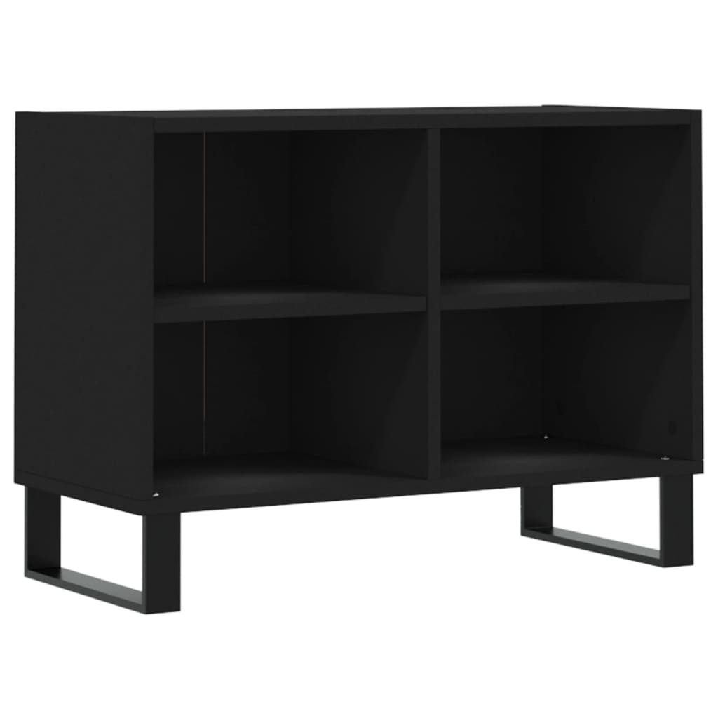 vidaXL Comodă TV, negru, 69,5x30x50 cm, lemn compozit
