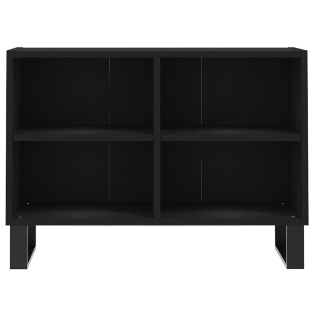 vidaXL Comodă TV, negru, 69,5x30x50 cm, lemn compozit