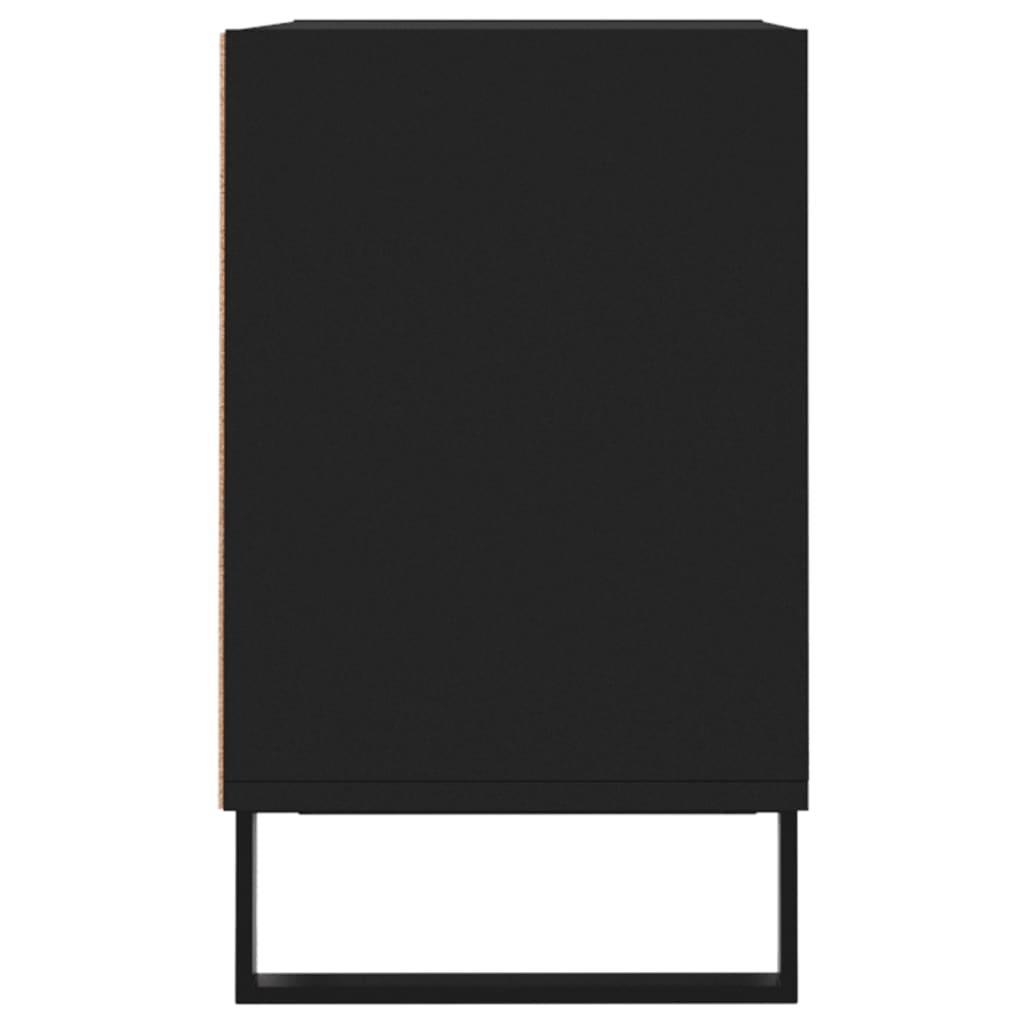 vidaXL Comodă TV, negru, 69,5x30x50 cm, lemn compozit