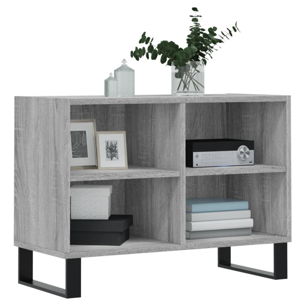 vidaXL Comodă TV, gri sonoma, 69,5x30x50 cm, lemn compozit vidaXL Comodă TV, gri sonoma, 69,5x30x50 cm, lemn compozit