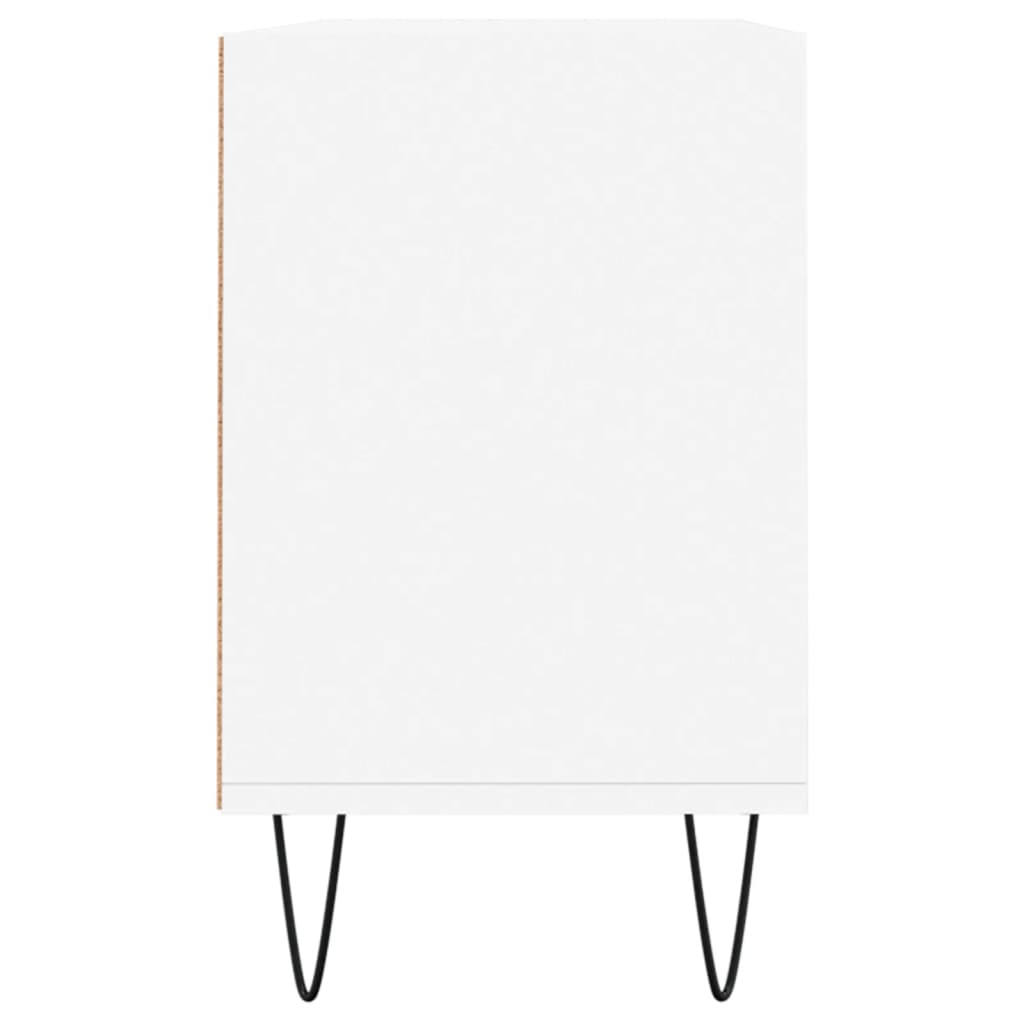 vidaXL Comodă TV, alb, 103,5x30x50 cm, lemn compozit