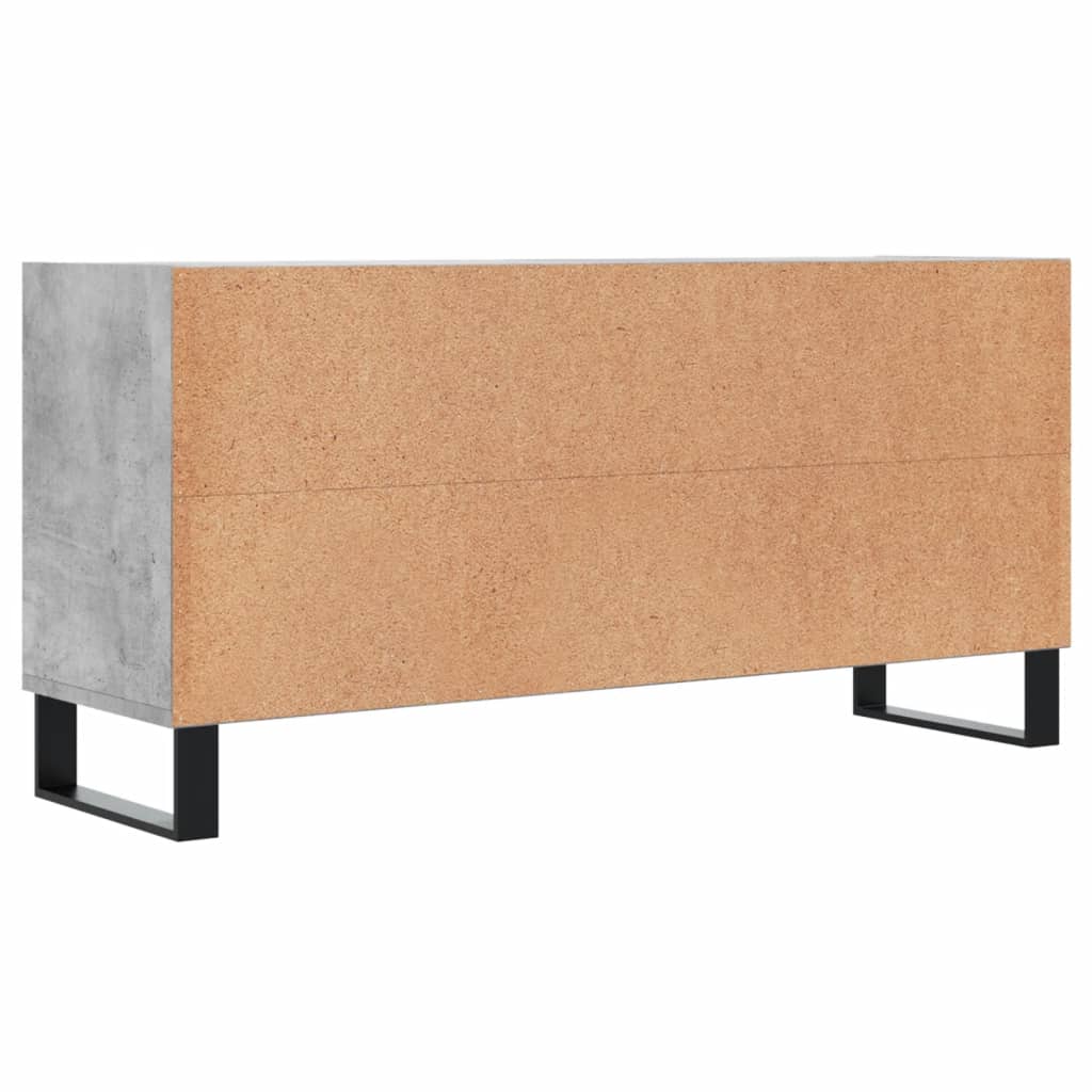 vidaXL Comodă TV, gri beton, 103,5x30x50 cm, lemn compozit vidaXL Comodă TV, gri beton, 103,5x30x50 cm, lemn compozit