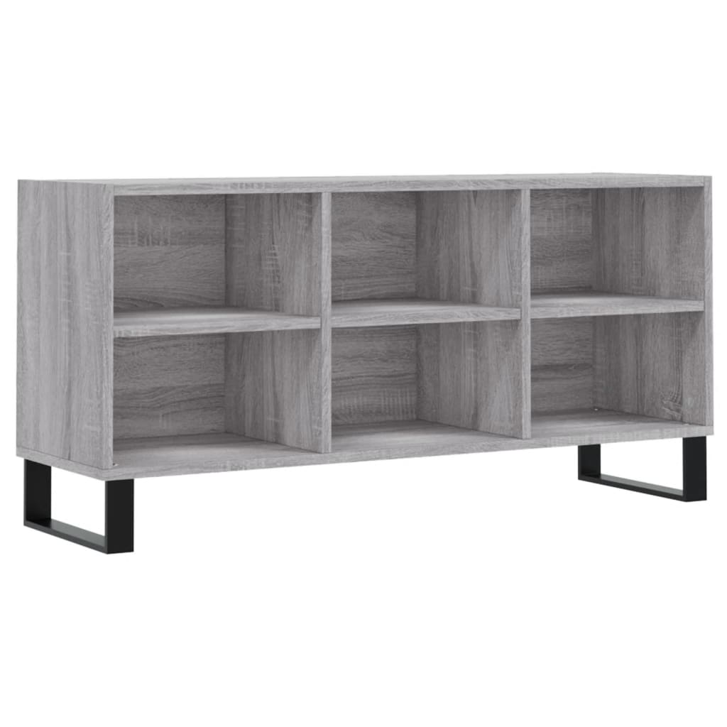 vidaXL Comodă TV, gri sonoma, 103,5x30x50 cm, lemn compozit vidaXL Comodă TV, gri sonoma, 103,5x30x50 cm, lemn compozit