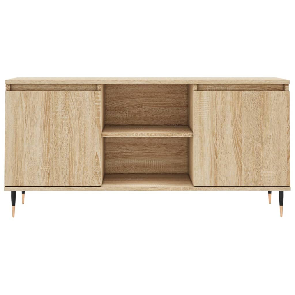 vidaXL Comodă TV, stejar sonoma, 104x35x50 cm, lemn compozit vidaXL Comodă TV, stejar sonoma, 104x35x50 cm, lemn compozit