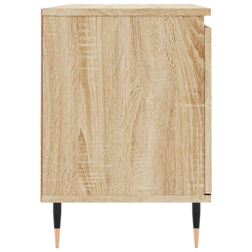 vidaXL Comodă TV, stejar sonoma, 104x35x50 cm, lemn compozit vidaXL Comodă TV, stejar sonoma, 104x35x50 cm, lemn compozit