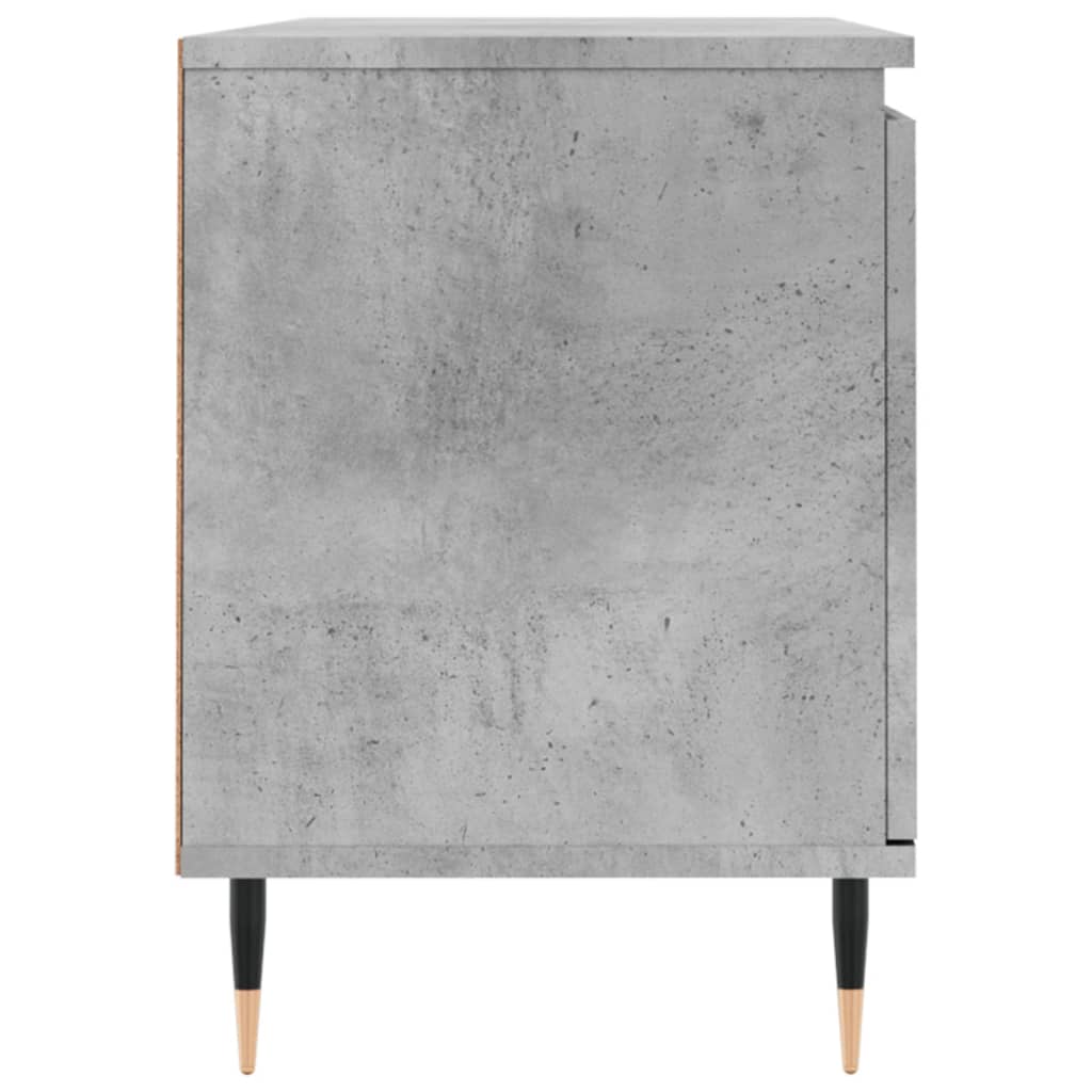 vidaXL Comodă TV, gri beton, 104x35x50 cm, lemn compozit vidaXL Comodă TV, gri beton, 104x35x50 cm, lemn compozit