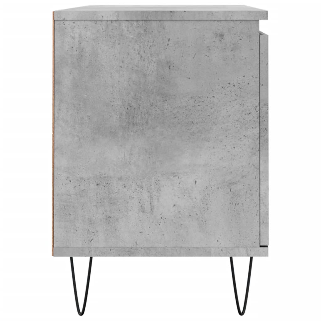 vidaXL Comodă TV, gri beton, 104x35x50 cm, lemn compozit vidaXL Comodă TV, gri beton, 104x35x50 cm, lemn compozit