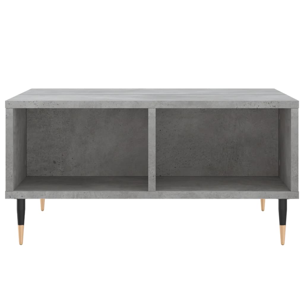 vidaXL Masă de cafea, gri beton, 60x60x30 cm, lemn compozit