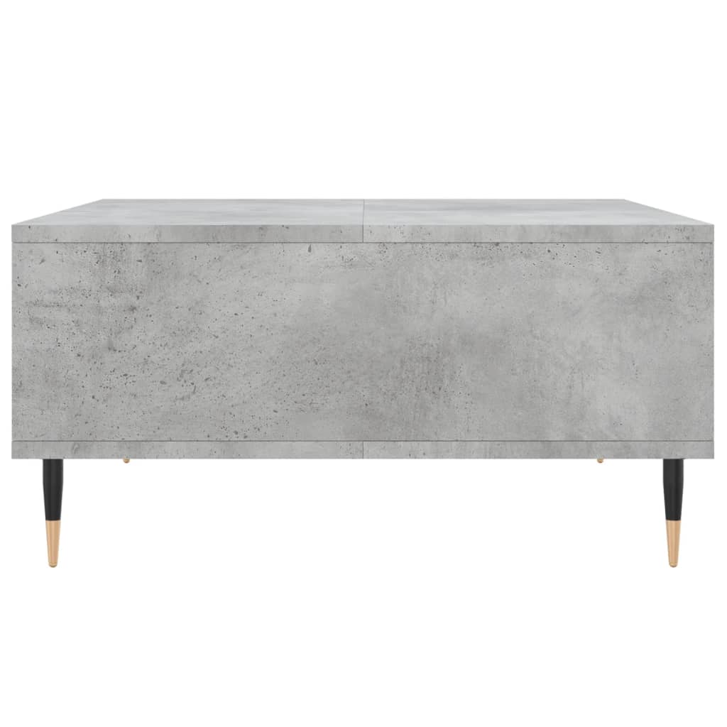 vidaXL Masă de cafea, gri beton, 60x60x30 cm, lemn compozit