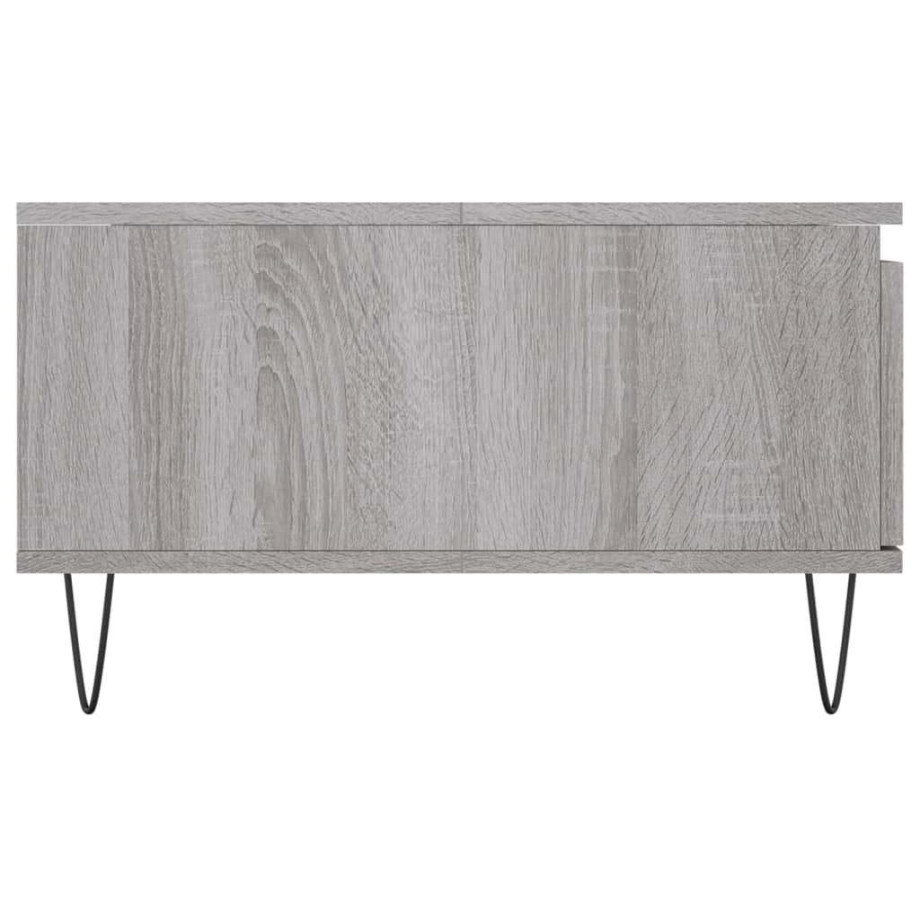 vidaXL Masă de cafea, gri sonoma, 90x60x35 cm, lemn compozit