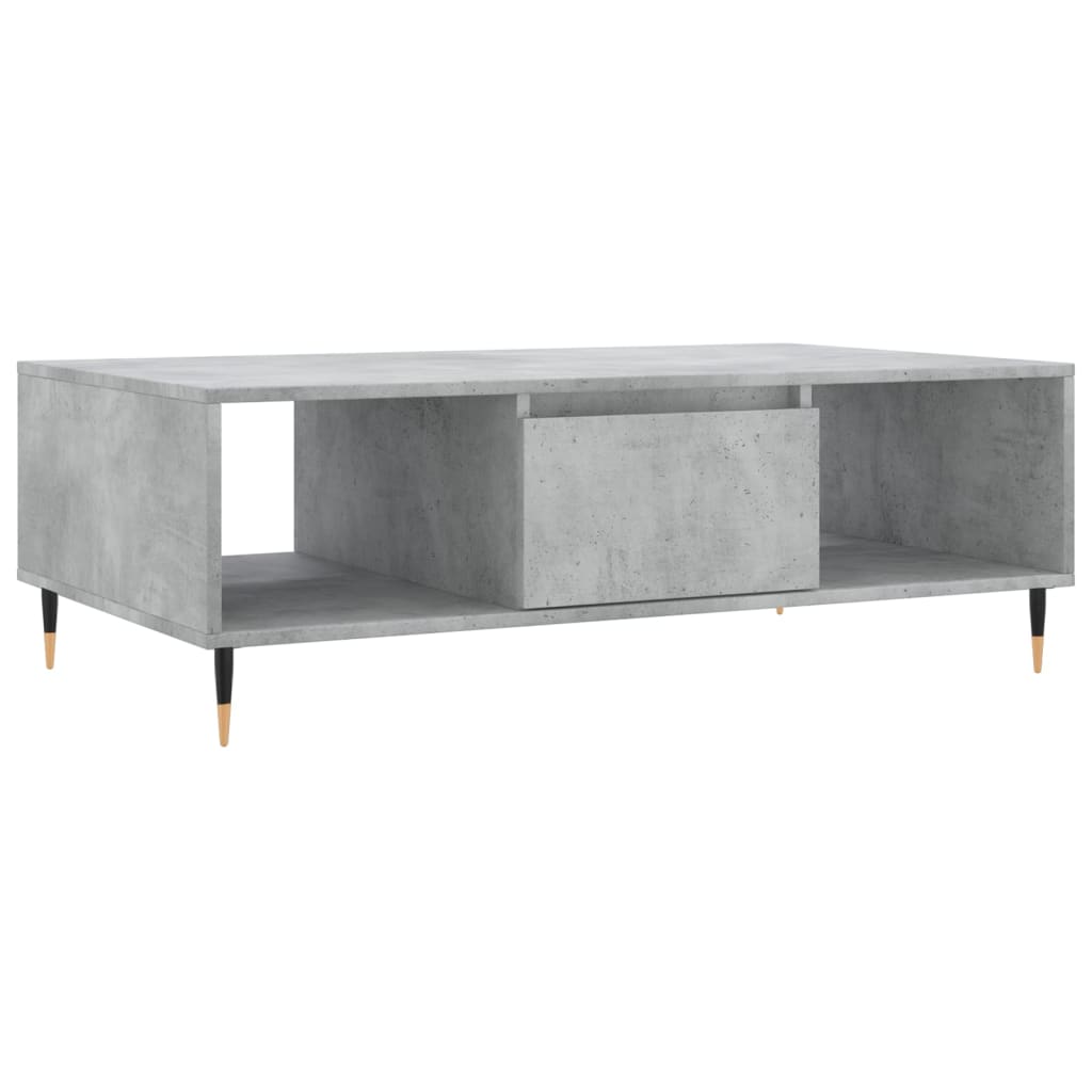 vidaXL Masă de cafea, gri beton, 104x60x35 cm, lemn compozit