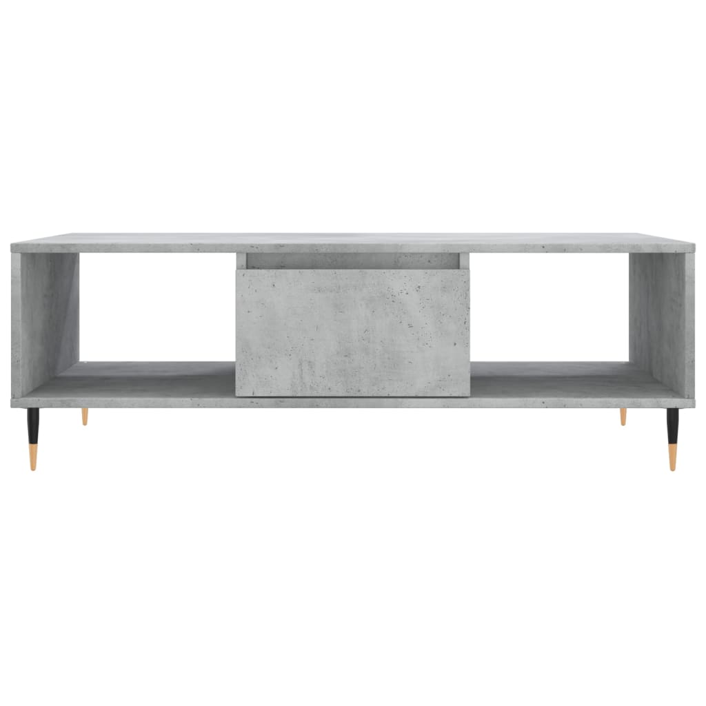 vidaXL Masă de cafea, gri beton, 104x60x35 cm, lemn compozit