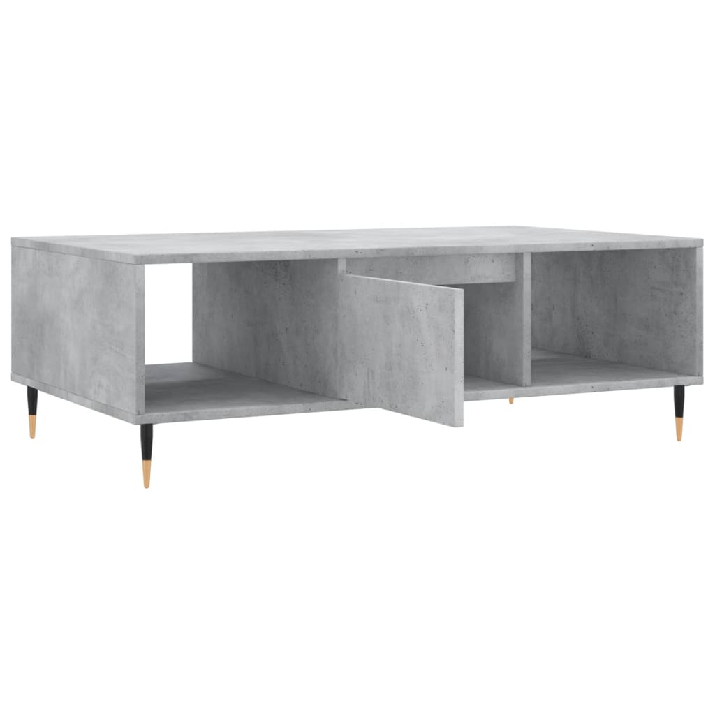 vidaXL Masă de cafea, gri beton, 104x60x35 cm, lemn compozit