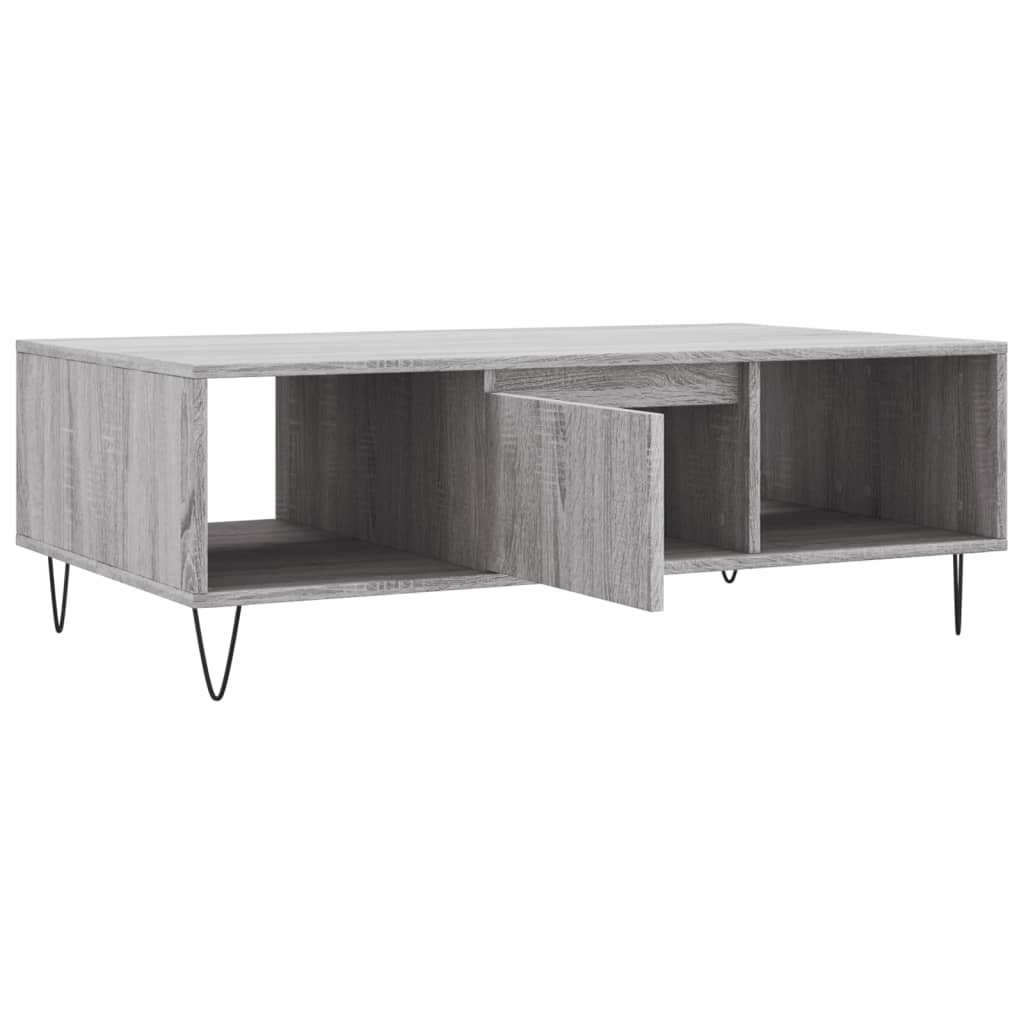 vidaXL Masă de cafea, gri sonoma, 104x60x35 cm, lemn compozit
