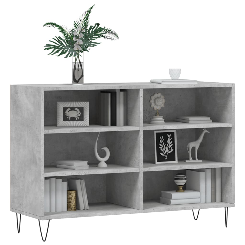 vidaXL Servantă, gri beton, 103,5x35x70 cm, lemn compozit vidaXL Servantă, gri beton, 103,5x35x70 cm, lemn compozit