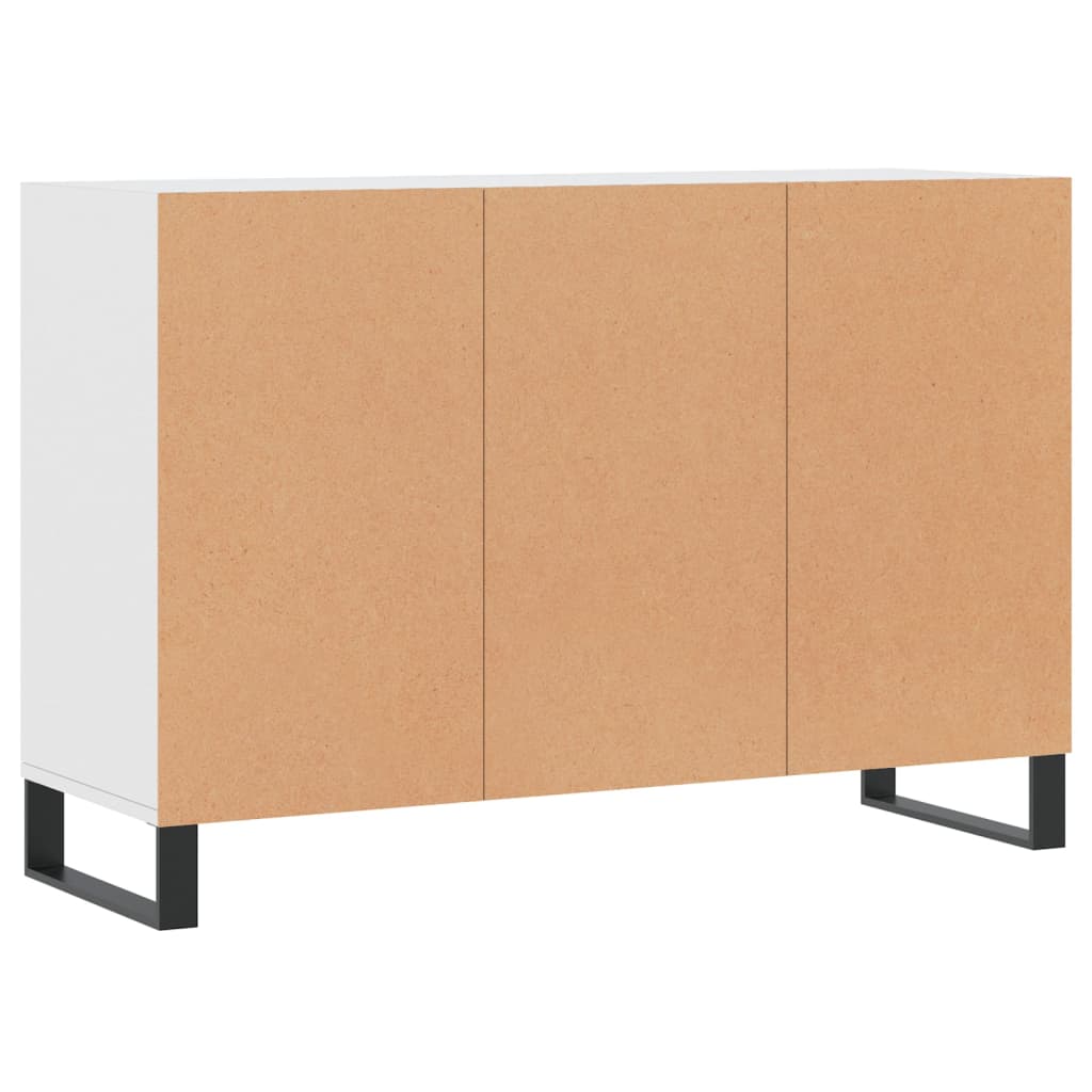 vidaXL Servantă, alb, 103,5x35x70 cm, lemn compozit