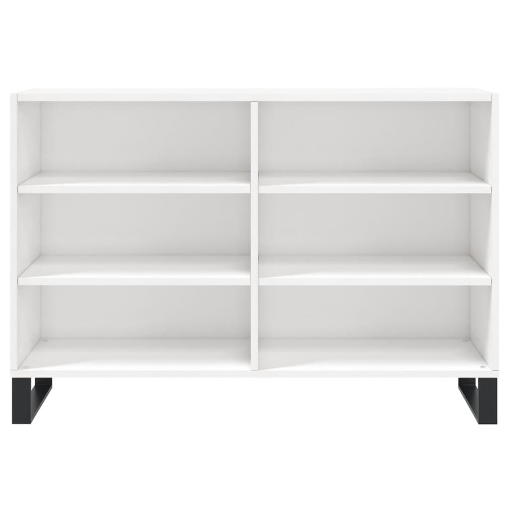vidaXL Servantă, alb extralucios, 103,5x35x70 cm, lemn compozit vidaXL Servantă, alb extralucios, 103,5x35x70 cm, lemn compozit