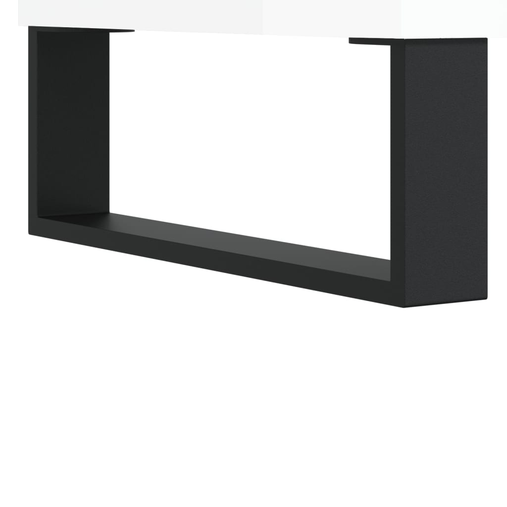 vidaXL Servantă, alb extralucios, 103,5x35x70 cm, lemn compozit vidaXL Servantă, alb extralucios, 103,5x35x70 cm, lemn compozit