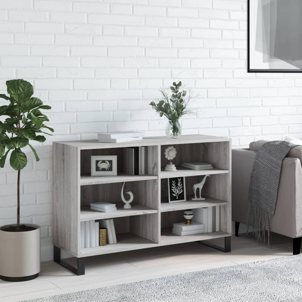 vidaXL Servantă, gri sonoma, 103,5x35x70 cm, lemn compozit vidaXL Servantă, gri sonoma, 103,5x35x70 cm, lemn compozit