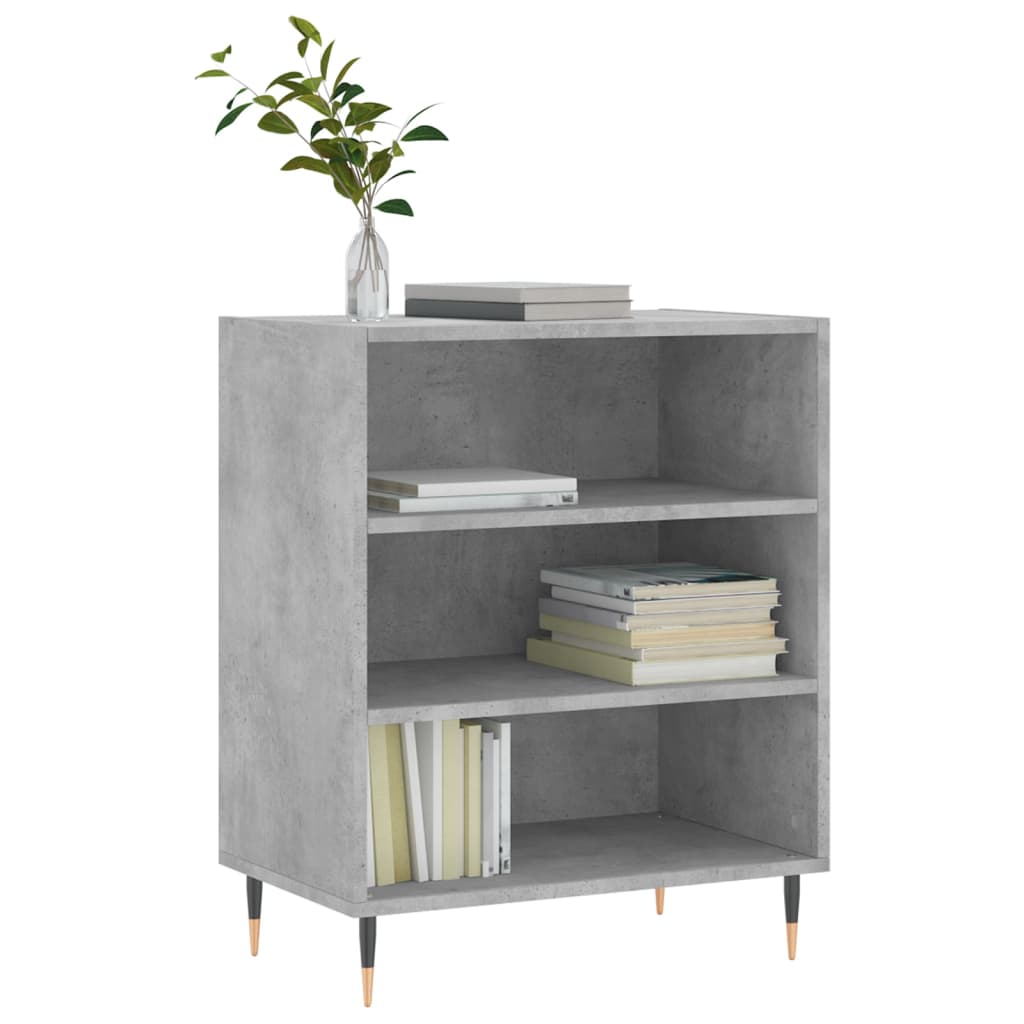 vidaXL Servantă, gri beton, 57x35x70 cm, lemn compozit