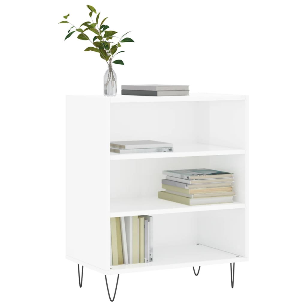 vidaXL Servantă, alb extralucios, 57x35x70 cm, lemn compozit vidaXL Servantă, alb extralucios, 57x35x70 cm, lemn compozit